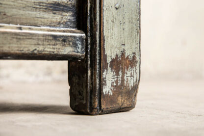 Antique two-doors sideboard in gray color (c.1900)-AM01052-Detail