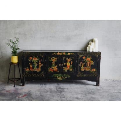 Ancien buffet noir (c.1840)- AM01015-Deco