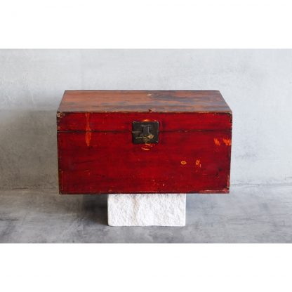 Antique Wooden Chest (c.1860)-AM01021-Front