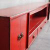 Red TV cabinet antique (c.1900)-AM01019-Detail