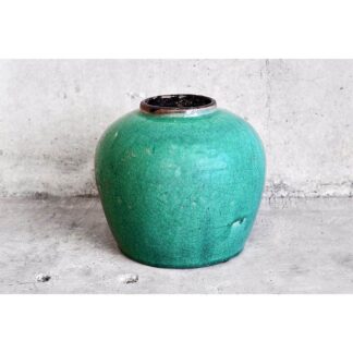 Antique Chinese green vase (c.1820) AM01043