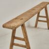 Banco de madera antiguo de color natural (C.1900)