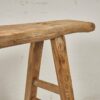 Banco de madera antiguo de color natural (C.1900)