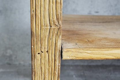 Antique wood console table