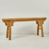 Banco antiguo para recibidor de madera de olmo