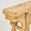Banco antiguo para recibidor de madera de olmo