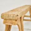 Banco antiguo para recibidor de madera de olmo