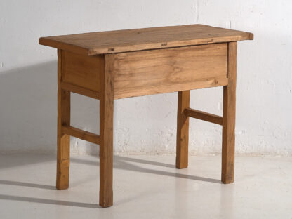 Consola de madera antigua maciza para recibidor