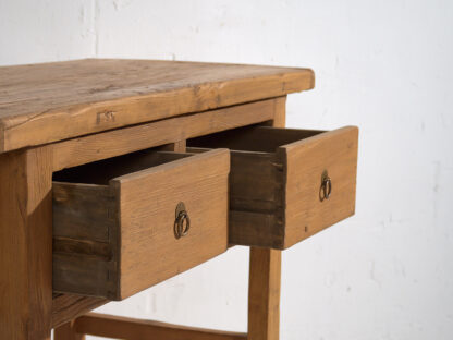 Wooden Console Table in Reclaimed Solid Elm Wood - Image 6