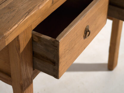 Wooden Console Table in Reclaimed Solid Elm Wood - Image 7