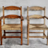 Set de dos sillas antiguas de madera (Mallorca c.1920)