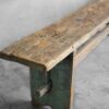 Banco antiguo largo de madera maciza de pino (Hungría, c.1920)
