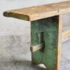 Banco antiguo largo de madera maciza de pino (Hungría, c.1920)