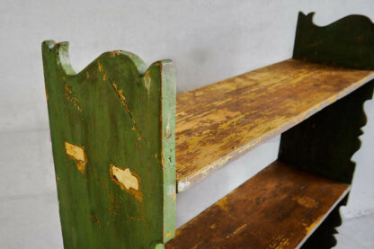 Antique bookcase with green patina (Austria, c.1920)