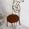 Chaise de jardin Art Nouveau en métal #4 (France, vers 1930)