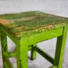 Antique Lime Green Solid Wood Table (Czech Rep., C.1920) # 18
