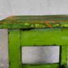 Antique Lime Green Solid Wood Table (Czech Rep., C.1920) # 18