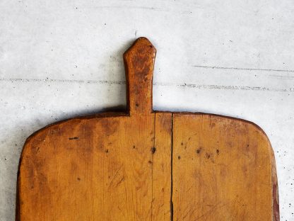 Large Antique Solid Wood Cutting Board (France, c.1920)