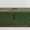 Green Wooden Small Antique Chest (c.1910) #6 - Image 6