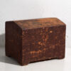 Arcón antiguo pequeño de madera color marrón (c.1900) #10