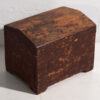 Arcón antiguo pequeño de madera color marrón (c.1900) #10