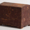 Arcón antiguo pequeño de madera color marrón (c.1900) #10