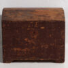 Arcón antiguo pequeño de madera color marrón (c.1900) #10