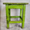 Antique Lime Green Solid Wood Table (Czech Rep., C.1920) # 18