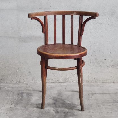 Silla con reposabrazos antigua Thonet (c.1900)