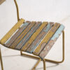 Chaise vintage jaune de jardin (vers 1960) # 6 – Image 4