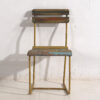 Silla vintage amarilla de jardin (c.1960) #6
