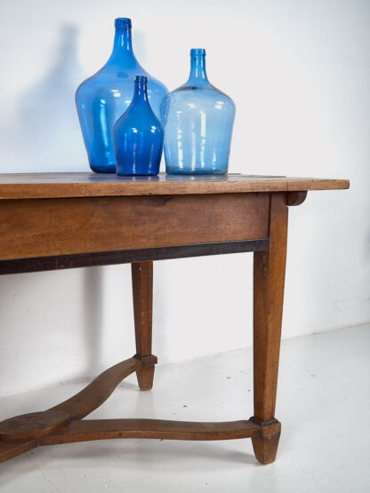 Mesa de comedor vintage de madera maciza (Francia, c.1940)