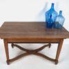 Mesa de comedor vintage de madera maciza (Francia, c.1940)