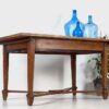 Mesa de comedor vintage de madera maciza (Francia, c.1940)