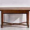 Mesa de comedor vintage de madera maciza (Francia, c.1940)