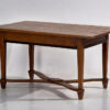 Mesa de comedor vintage de madera maciza (Francia, c.1940)