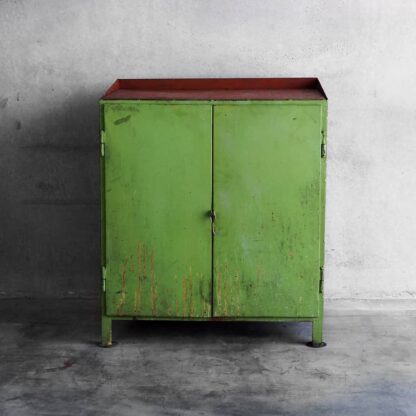 Retro industrial metal cabinet (Austria, c.1950)