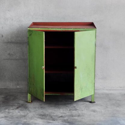 Retro industrial metal cabinet (Austria, c.1950)