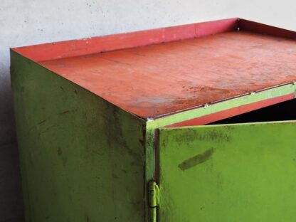 Retro industrial metal cabinet (Austria, c.1950)