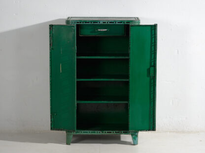 Armario vintage metálico de taller mecánico (c.1950) #17