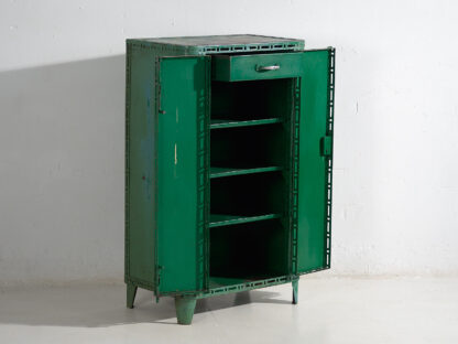 Armario vintage metálico de taller mecánico (c.1950) #17