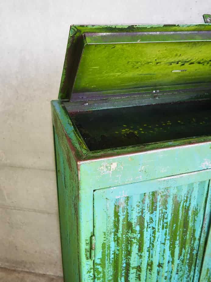 Vintage office cabinet from an automotive factory (Austria c.1950).