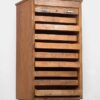Archivador antiguo de madera maciza (Francia, c.1920)