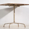Mesa de jardín blanca vintage (Francia, c.1950) #7