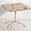 Mesa de jardín blanca vintage (Francia, c.1950) #7