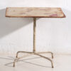 Mesa de jardín blanca vintage (Francia, c.1950) #7