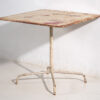 Mesa de jardín blanca vintage (Francia, c.1950) #7