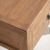 Table de chevet carrée en bois d'orme ancien – Image 3