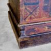 Antique Chinese chest with original floral illustrations from the Imperial Chinese period (China, c.1840).