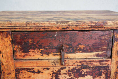 Antique Chinese side table with original drawer and dovetail assembly (China, c.1900)